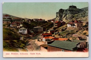 J92/ Bisbee Arizona Postcard c1910 Castle Rock View Homes 23