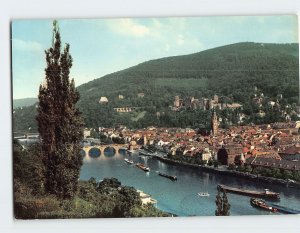 Postcard Blick vom Philosophenweg, Heidelberg, Germany