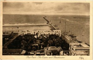 CPA Lehnert & Landrock 134 Port Said - The Casino and Breakwater EGYPT (917450)