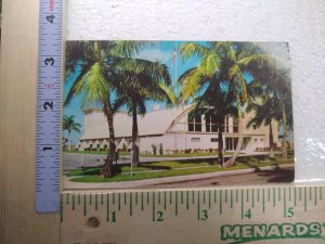 Postcard Beautiful Palms Frame New Exhibition, Hall On Caloosahatchee River, FL