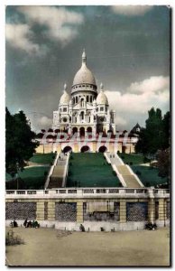 Old Postcard Paris The Sacre Coeur of Montmartre