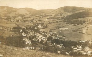 Postcard RPPC New Andes Birdseye View C-1910 23-10044