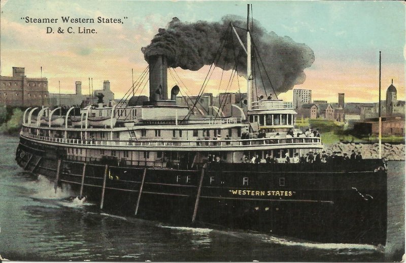 Steamer Western States, D & C line