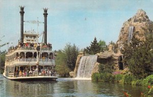 Disneyland, 01110447, Mark Twain Steamboat, Frontierland, Old Postcard