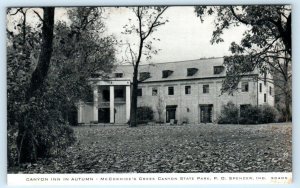 SPENCER, IN ~ McCormick's Creek Canyon State Park CANYON INN - Childs Postcard 