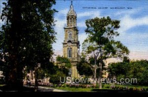 Cathedral Square - MIlwaukee, Wisconsin WI Postcard