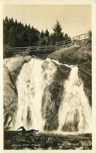 Colorado Springs Colorado Helen Hunt Falls 1920s RPPC Photo Postcard 21-14111