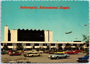 VINTAGE CONTINENTAL SIZE POSTCARD INDIANAPOLIS INTERNATIONAL AIRPORT c. 1970s