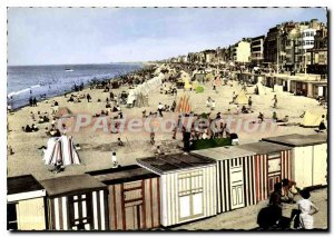 Modern Postcard Malo les Bains North Beach