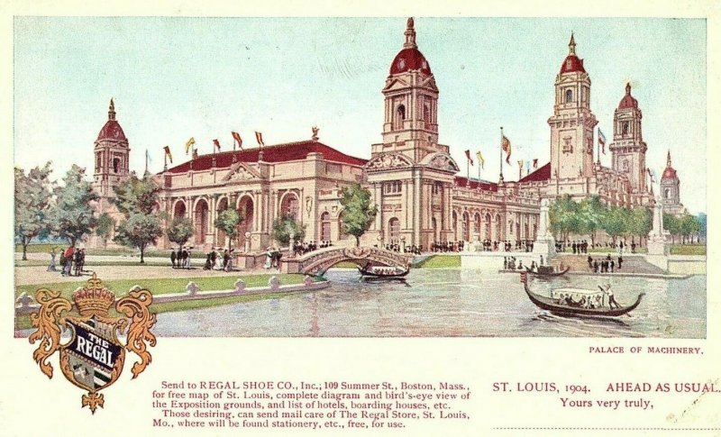 1904 St. Louis Expo. The Regal Shoe Co. St. Louis MO Nice Image G4 