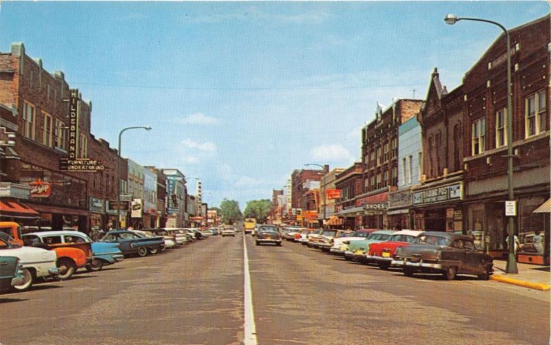 Rhinelander Wisconsin Brown St Storefronts Hildebrand Furniture