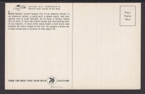 California Long Beach - Clean Sandy Beach a Half Block wide ~ Chrome