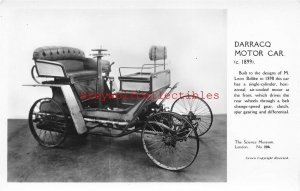 Darracq Motor Car, 1899, Science Museum, London, RPPC