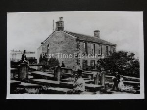 Yorkshire HAWORTH PARSONAGE in Brontes Time Old RP Postcard by Walter Scott 7064