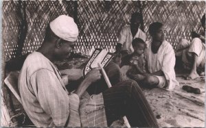 Nigeria Zinder An African Embroidery Workshop Vintage RPPC 09.13 