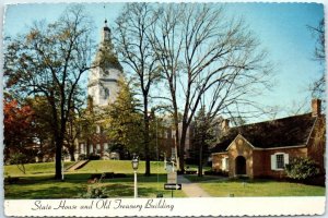 M-36598 State House and Old Treasury Building Annapolis Maryland