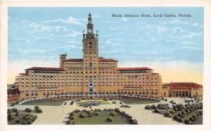 Miami Biltmore Hotel Coral Gables Florida postcard