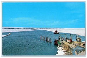 c1960 M/V Grand Isle Auto Ferries Lake Champlain Transportation Vermont Postcard