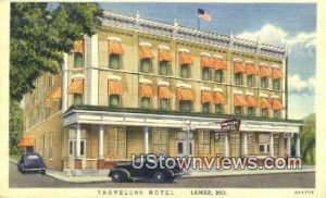 Travelers Hotel - Lamar, Missouri MO Postcard