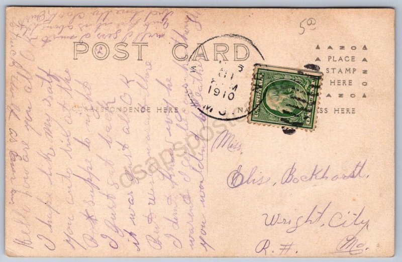 K26/ Warrenton Missouri RPPC Postcard c1910 Kessler Hall 208