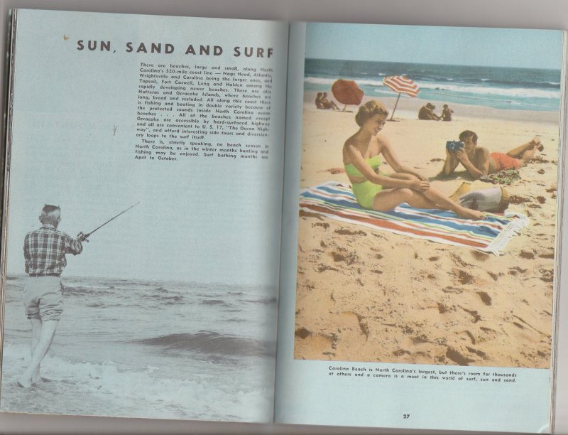 1950s Variety Vacation Guide to North Carolina