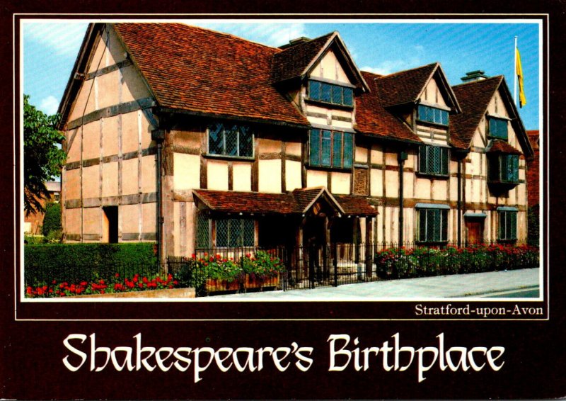 England Stratford Upon Avon Shakespeare's Birthplace