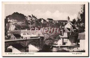 Angles on & # 39Anglin Old Postcard General view