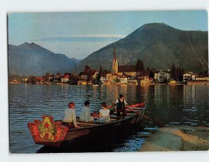 Postcard Rottach-Egern Tegernsee Lake Germany