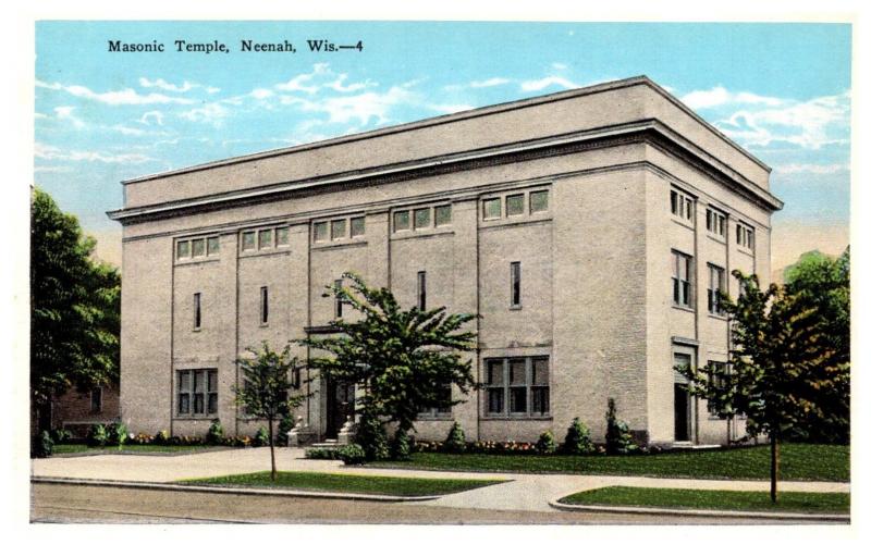 Wisconsin Neenah , Masonic Temple