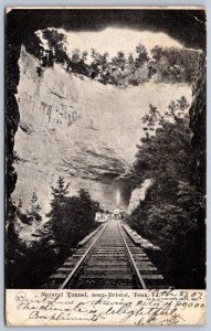 K16/ Bristol Tennessee Postcard c1910 Natural Railroad Tunnel 34