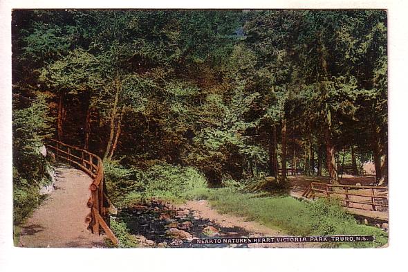 Nature's Heart, Victoria Park Truro, Nova Scotia, Used 1911 Split Ring Cancel