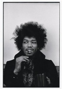 Jimi Hendrix By Linda McCartney 1968 New York Bromide Photo Postcard