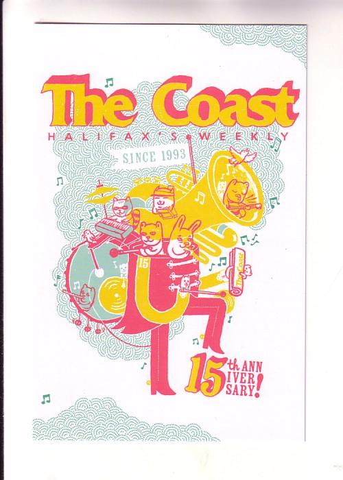 The Coast, Halifax Nova Scotia Weekly Newpaper, Advertising 15th Anniversary