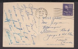 New York BUFFALO Peace Bridge pm1946 - LINEN