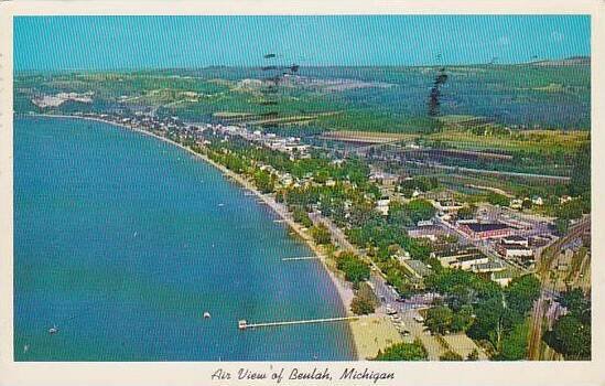 Michigan Beulah Air View Of Beulah 1960