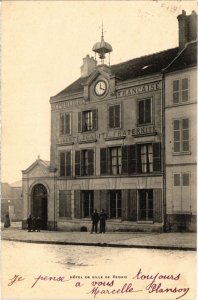 CPA Rebais Hotel de Ville FRANCE (1300506)