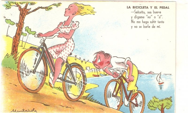 MUNTAÑOLA. Cycling sport. La Bicicleta y el Pedalñ Seven (7 Vintage Spanish