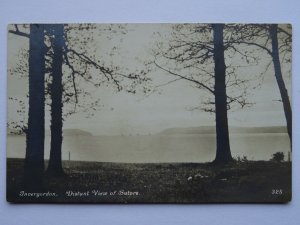 Scotland INVERGORDON Distant View of Sutors c1915 RP Postcard by Davidson