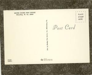 WHEELING WV WEST VIRGINIA POST OFFICE Postcard