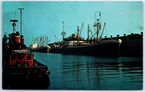 Postcard - Erie International Marine Terminal - Port of Erie, Pennsylvania