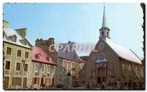 Old Postcard Church of Our Lady of Victories Quebec Canada