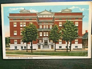 Vintage Postcard 1920 Medical Block Rochester New York