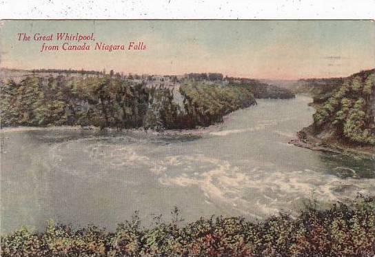 New York Niagara Falls The Great Whirlpool From Canada Niagara Falls 1911