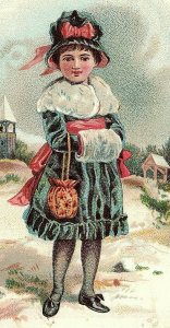 Coffee Card Jersey Trade Victorian Dayton Spice Young Lady Victorian Fashion