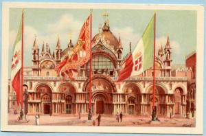 Italy - Venice, St. Mark's Church  Artist Signed: Abert