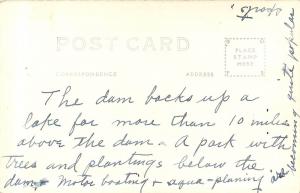 W.Andrews RPPC Postcard 17 Black Canyon Dam, Payette River, Emmett ID Gem Co.