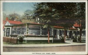 Onset Cape Cod MA The Ronald Inn c1915 Postcard