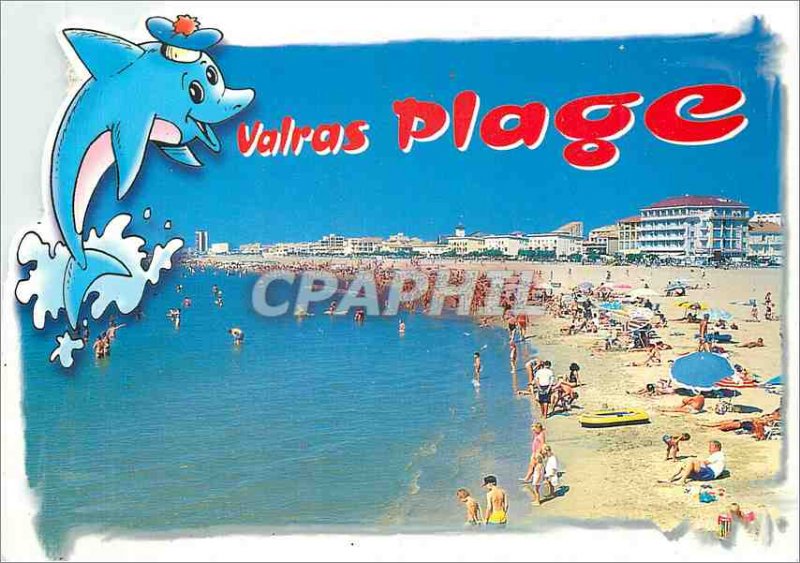 Postcard Modern Littoral Languedoc Valras Plage Dauphin