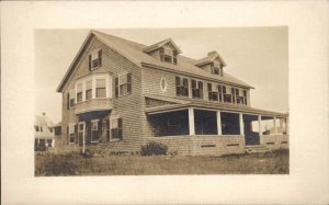 Beautiful Home Scituate MA Written on Back c1910 Real Photo Postcard