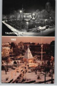 Postcard-Christmas Views..Taunton,Massachusetts/MA